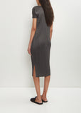 Short Sleeve Midi Dress