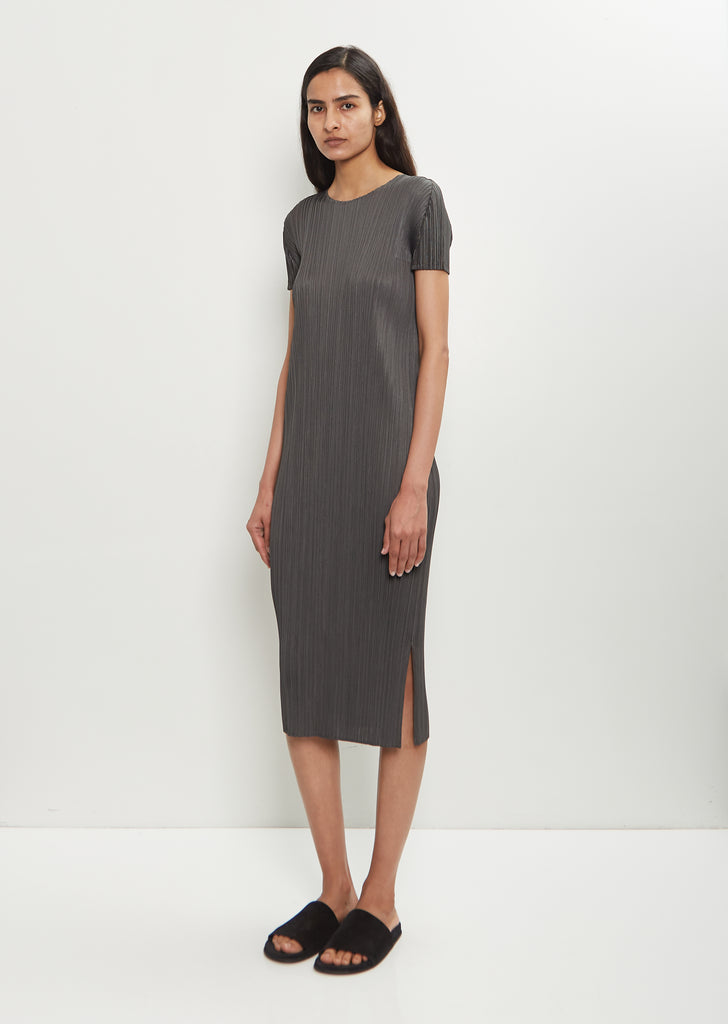 Short Sleeve Midi Dress