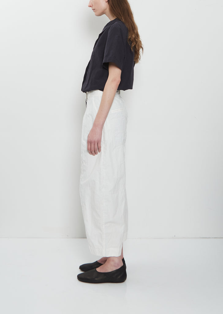 Sandra Cotton Pants — White