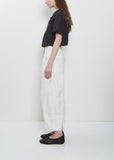Sandra Cotton Pants — White