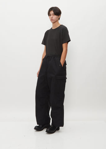 Poly Oxford Cargo Pants