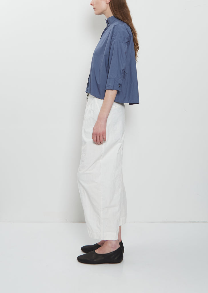 Claudia Cotton Shirt — Blue