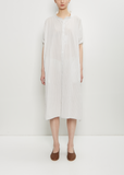 Cotton Rolled-Up Sleeve Dress
