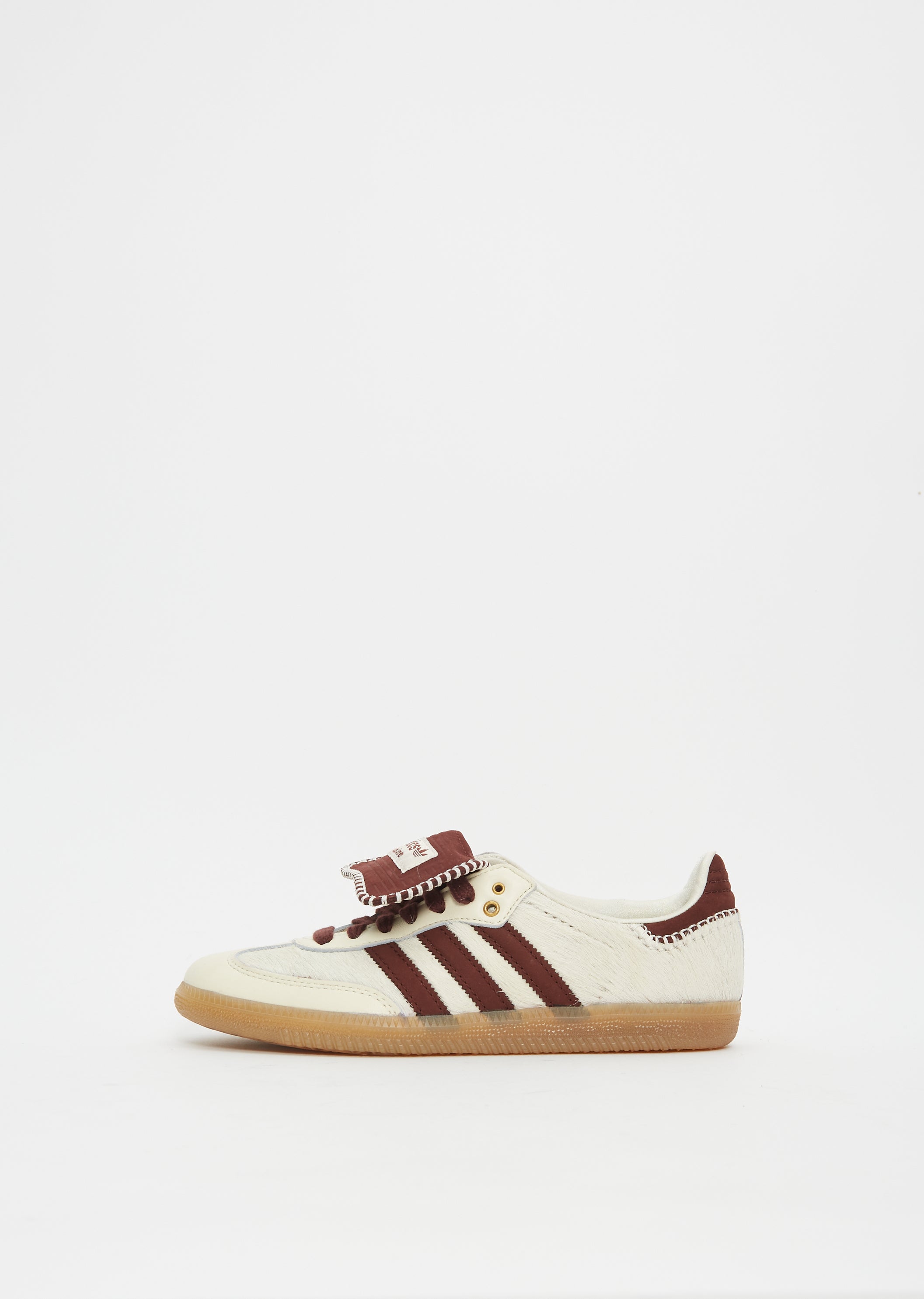 Wales Bonner Pony Hair Samba Cream White / Mystery Brown La Garonne Wales Bonner Pony Hair Samba Cream White / Mystery Brown La Garonne