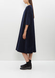 Velvet Boatneck Dress