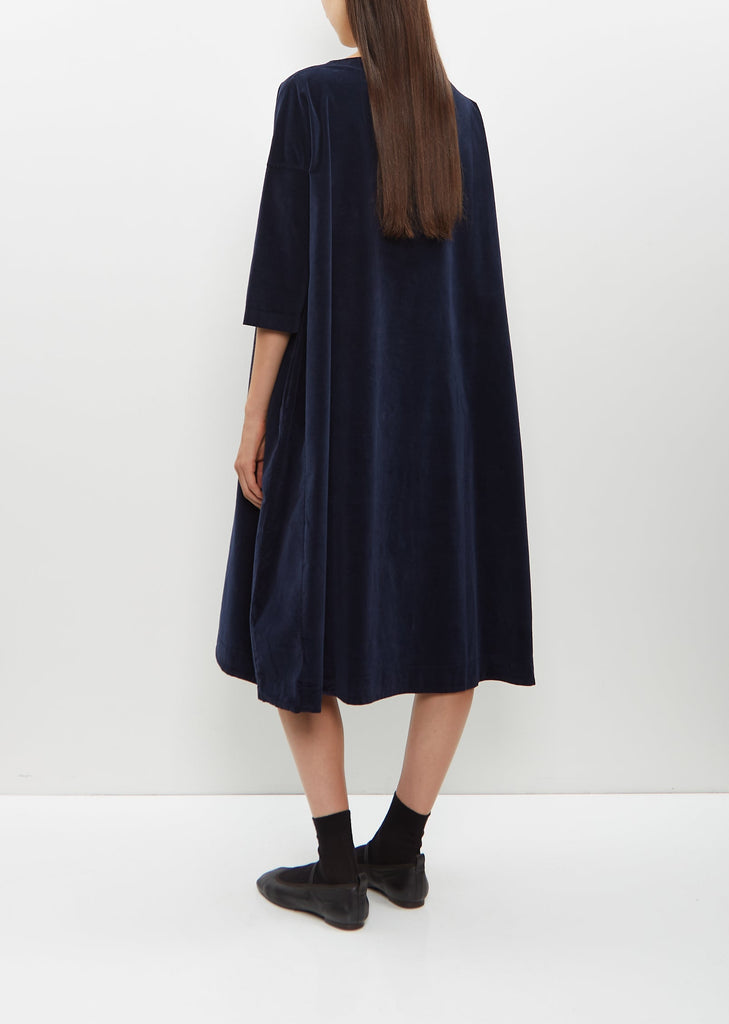 Velvet Boatneck Dress