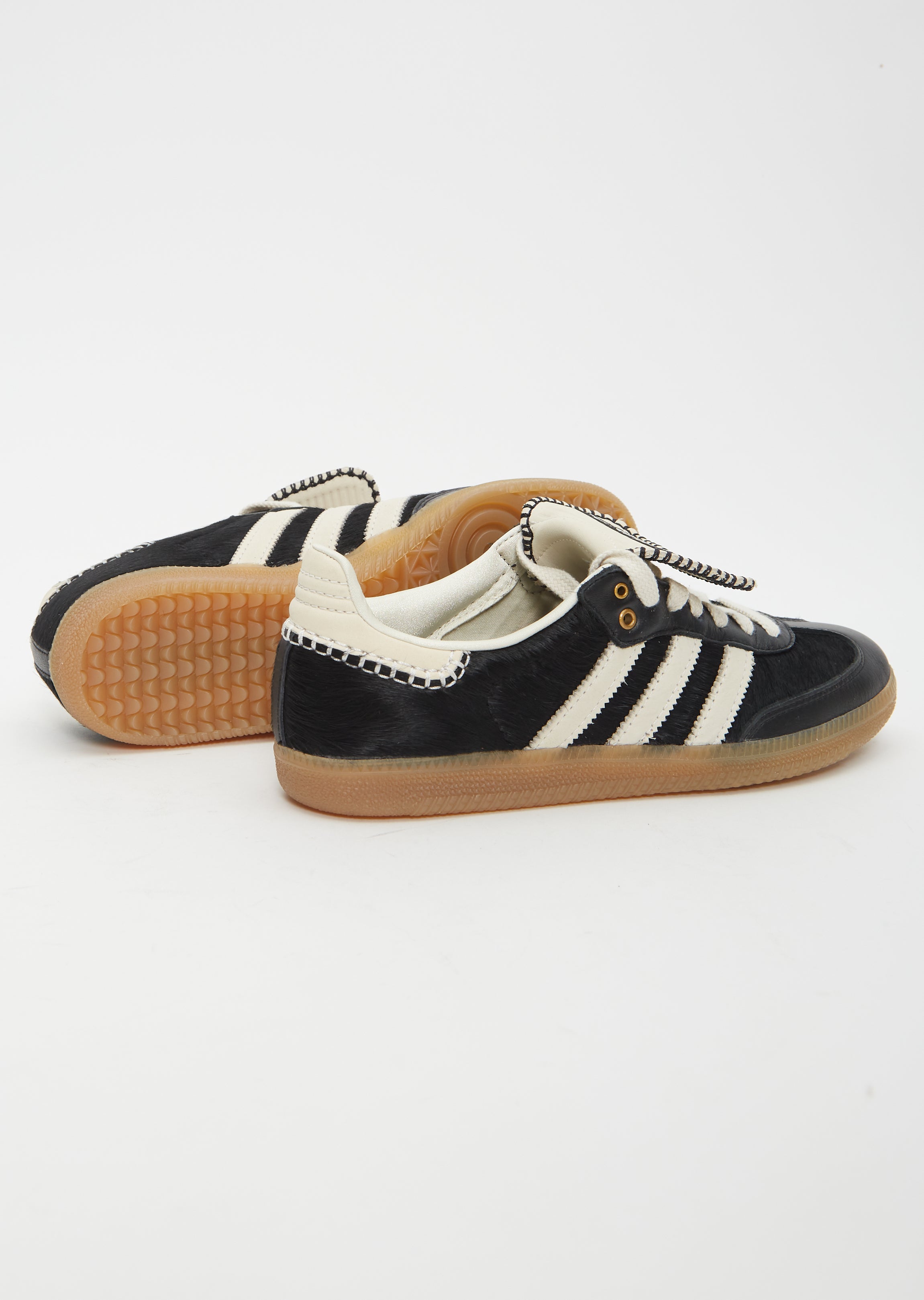 Wales Bonner Pony Hair Samba Core Black / Chalk White La Garonne Wales Bonner Pony Hair Samba Core Black / Chalk White La Garonne