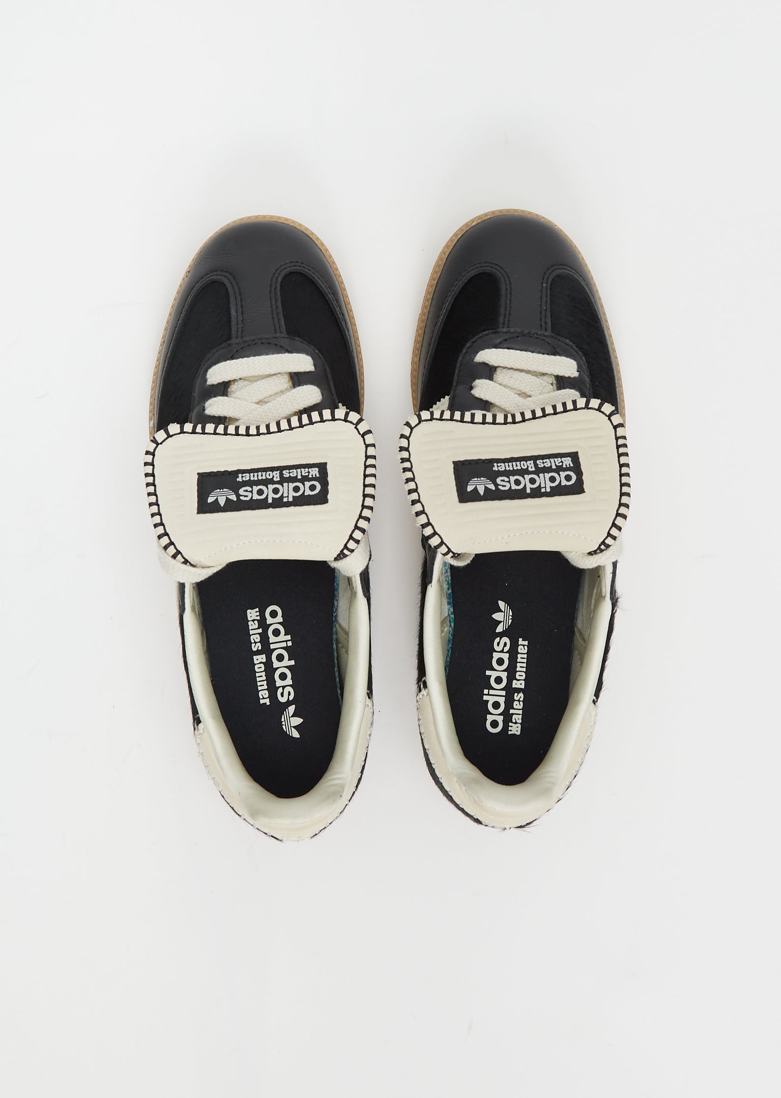Wales Bonner Pony Hair Samba Core Black / Chalk White La Garonne Wales Bonner Pony Hair Samba Core Black / Chalk White La Garonne