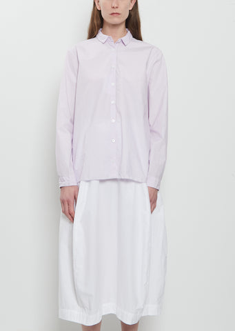 Loose Tyrol Cotton Shirt — Peony