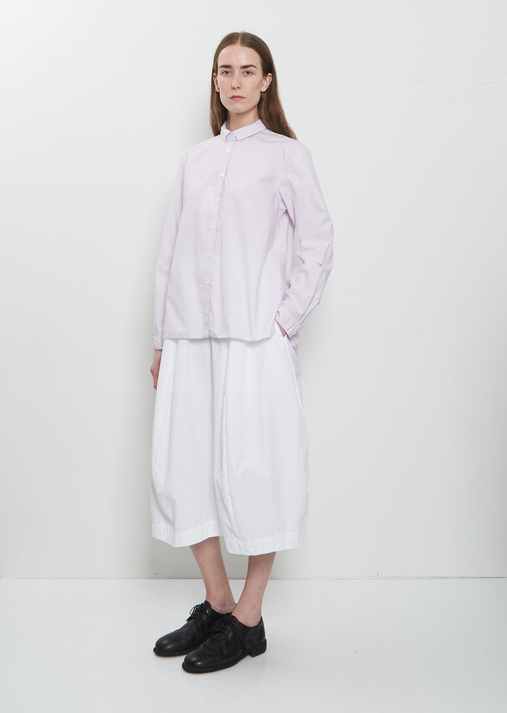 Loose Tyrol Cotton Shirt — Peony