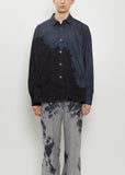 Pima Cotton Denim Four Pockets Overshirt
