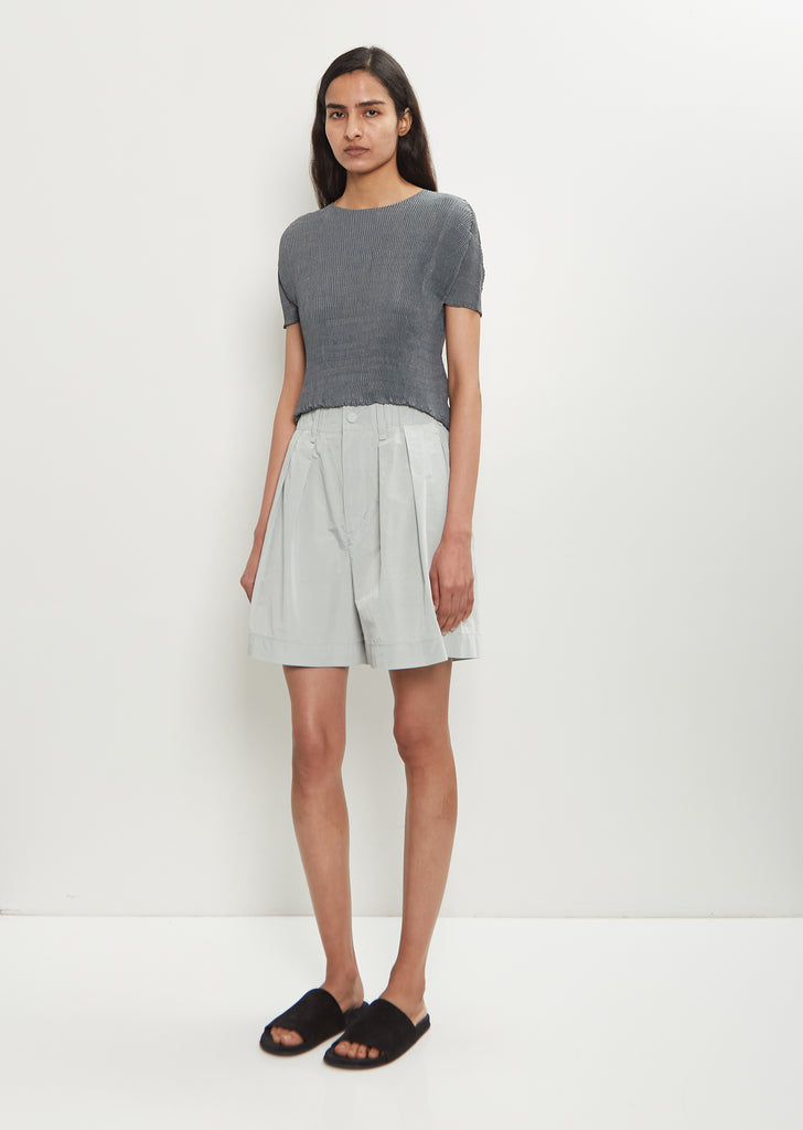 Crumpled Technical Cotton U Pants