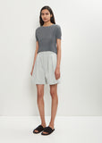 Crumpled Technical Cotton U Pants