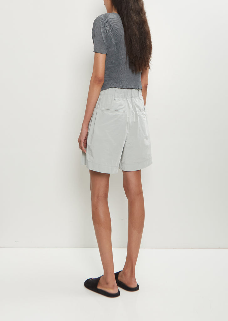 Crumpled Technical Cotton U Pants