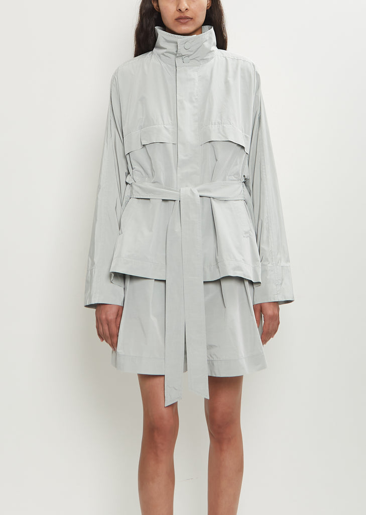Crumpled Technical Cotton U Blouson