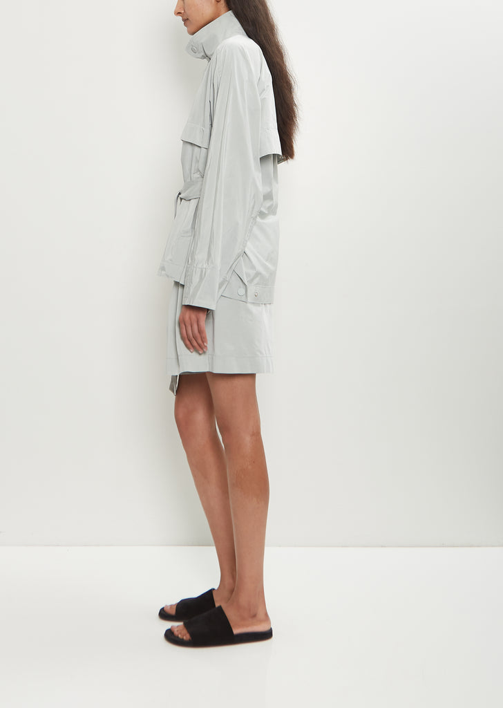 Crumpled Technical Cotton U Blouson