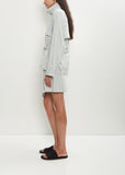 Crumpled Technical Cotton U Blouson