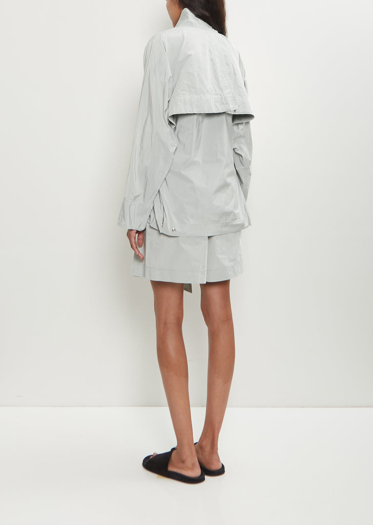Crumpled Technical Cotton U Blouson