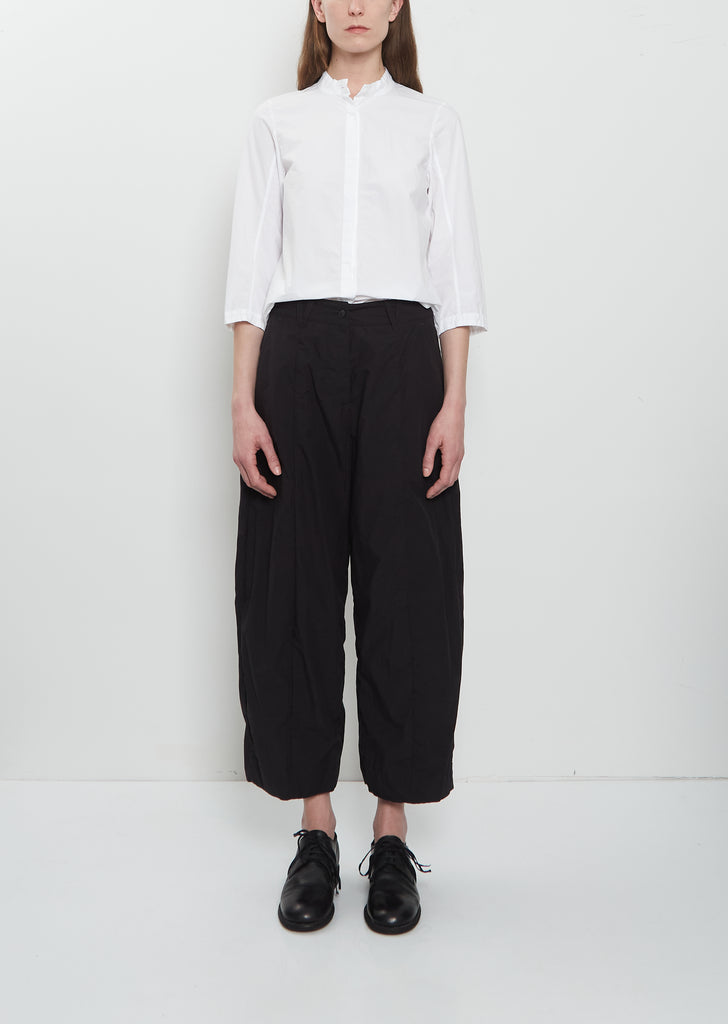 Sandra Cotton Pants — Black