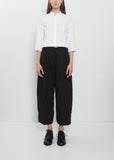 Sandra Cotton Pants — Black