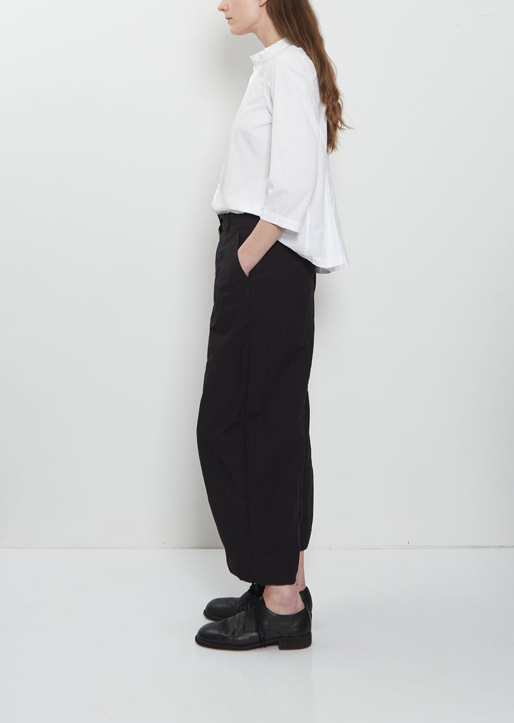 Sandra Cotton Pants — Black