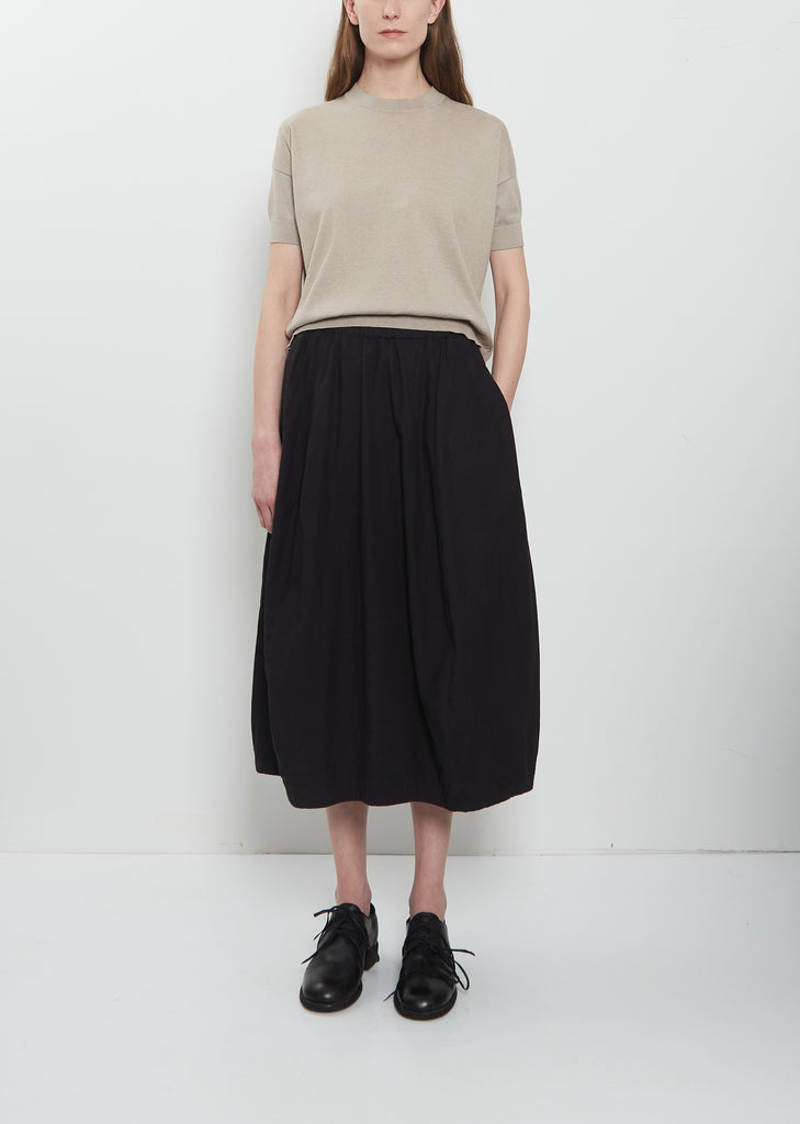 Carla Cotton Skirt — Black