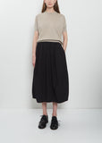 Carla Cotton Skirt — Black