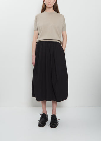 Carla Cotton Skirt — Black