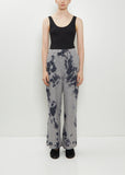 Linen Wool Drawstring Wide Pants