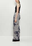 Linen Wool Drawstring Wide Pants