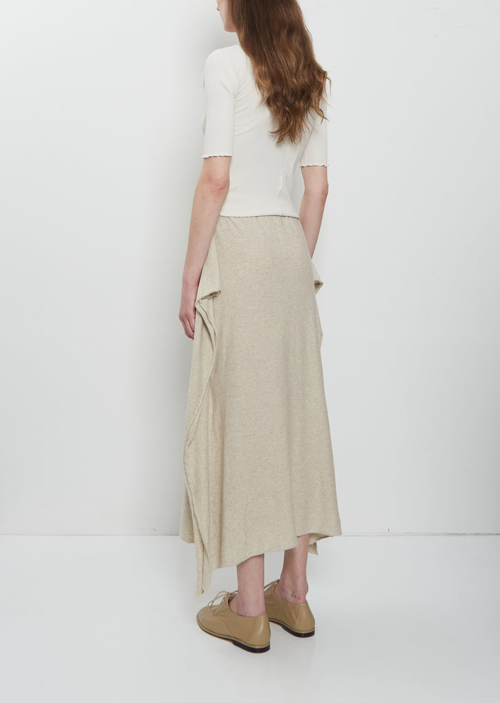 Ruffle Rib Pima Cotton Tee