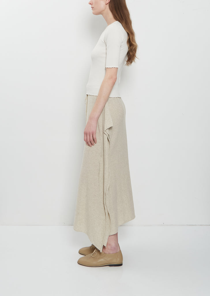 Ruffle Rib Pima Cotton Tee