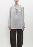 Shawl Collar Top — Cloud Grey