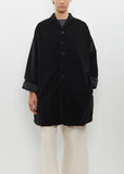 Velvet Long Blazer — Black