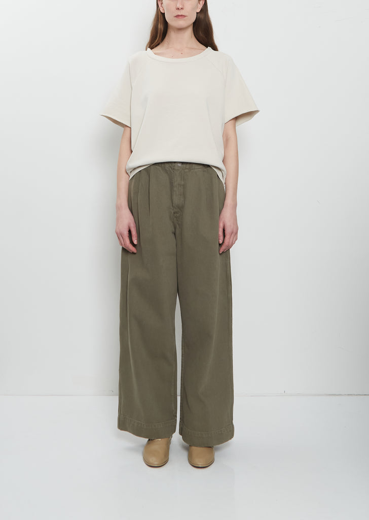 Washed Cotton Trouser