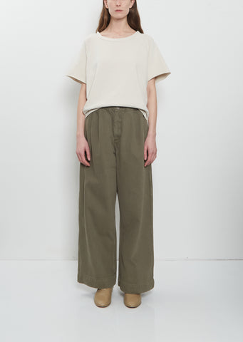 Washed Cotton Trouser