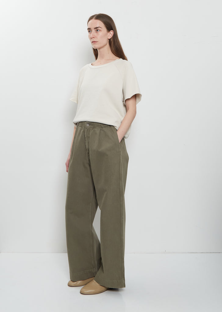 Washed Cotton Trouser