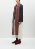 Sciarpone Riga Stripe Scarf — Red