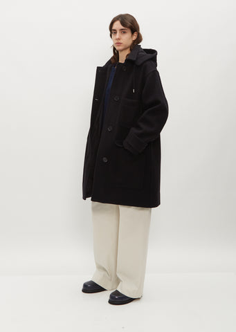 Hooded Wool Coat