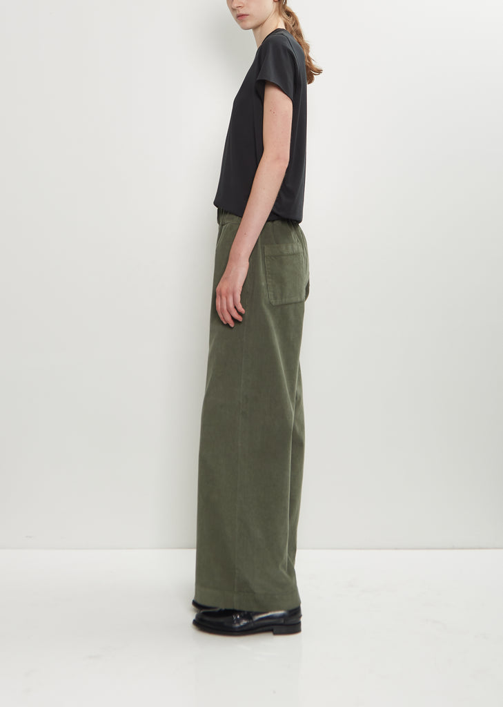 Diana Fine Cotton Corduroy Pant — Forest