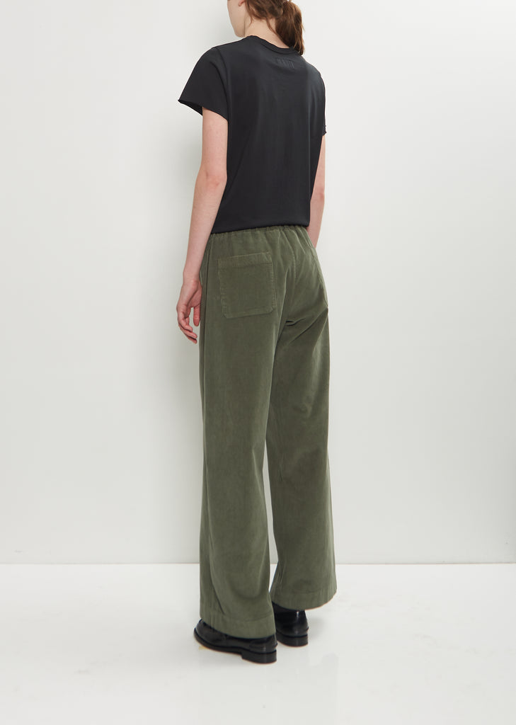 Diana Fine Cotton Corduroy Pant — Forest
