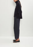 Cashmere Iconic T-Neck Sweater — Midnight