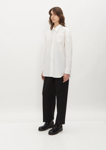 Dropped Shoulder Cotton Shirt