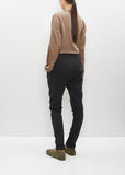 Stretch Wool Slim Trousers