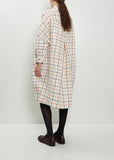 The Framer Linen Cotton Dress — Tattersall