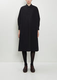 The Framer Linen Cotton Dress — Ink