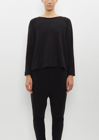 Jersey Jumper — Black