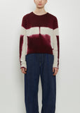 Cashmere Seamless Cropped Pullover — Dark Purple