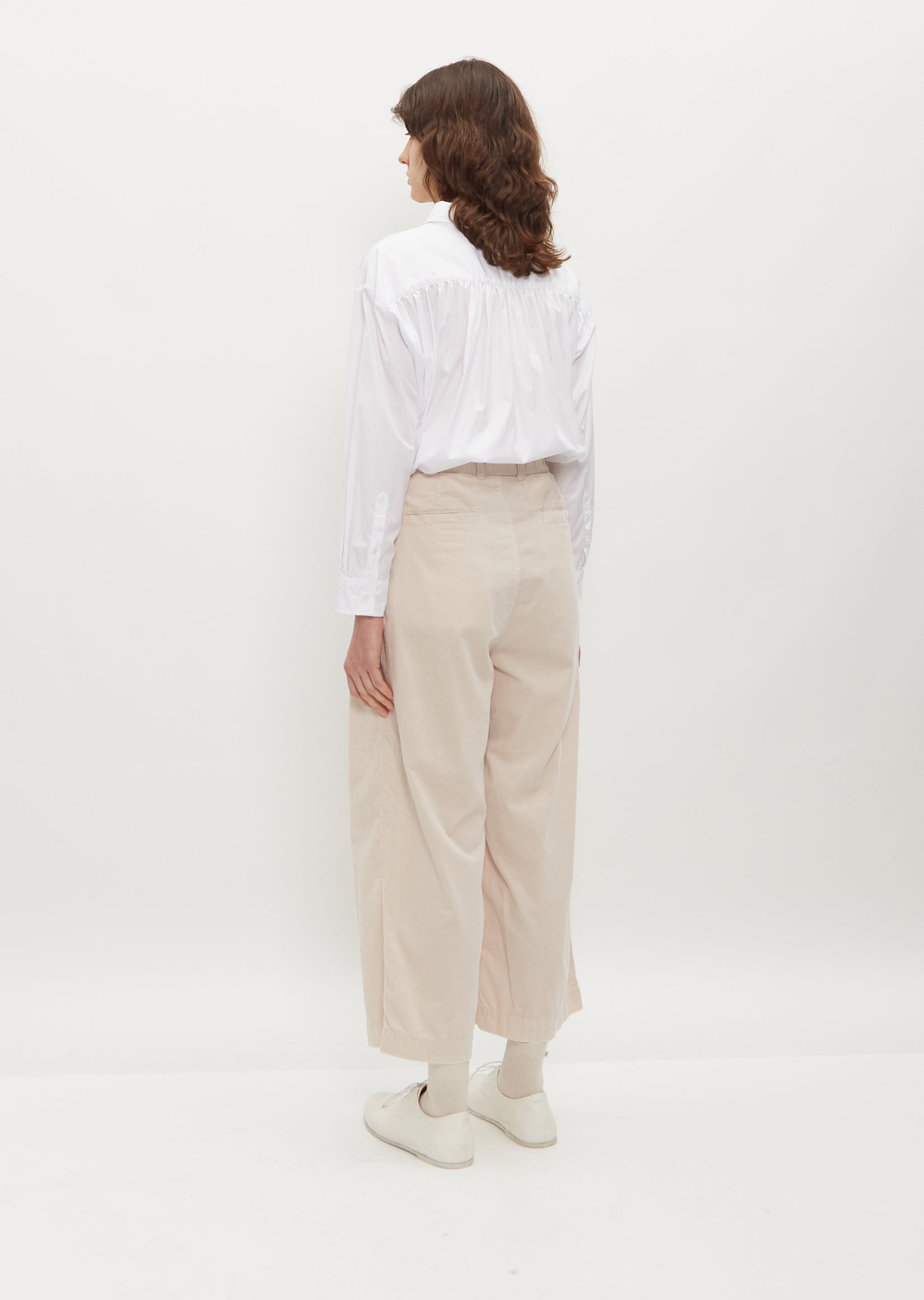 2 In-Pleat Baggy Corduroy Pants – La Garçonne