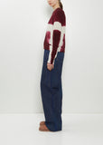 Cashmere Seamless Cropped Pullover — Dark Purple